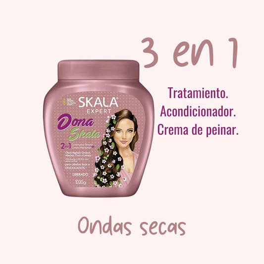 Crema De Peinar 3 En 1 Dona Skala Ex